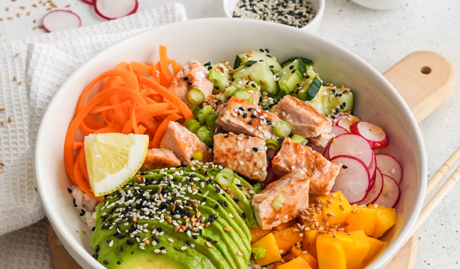 Wild Alaska Salmon Teriyaki Bowl