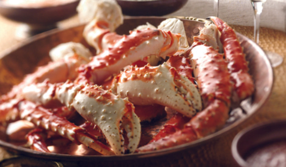 Crab Legs with Butter Sauce