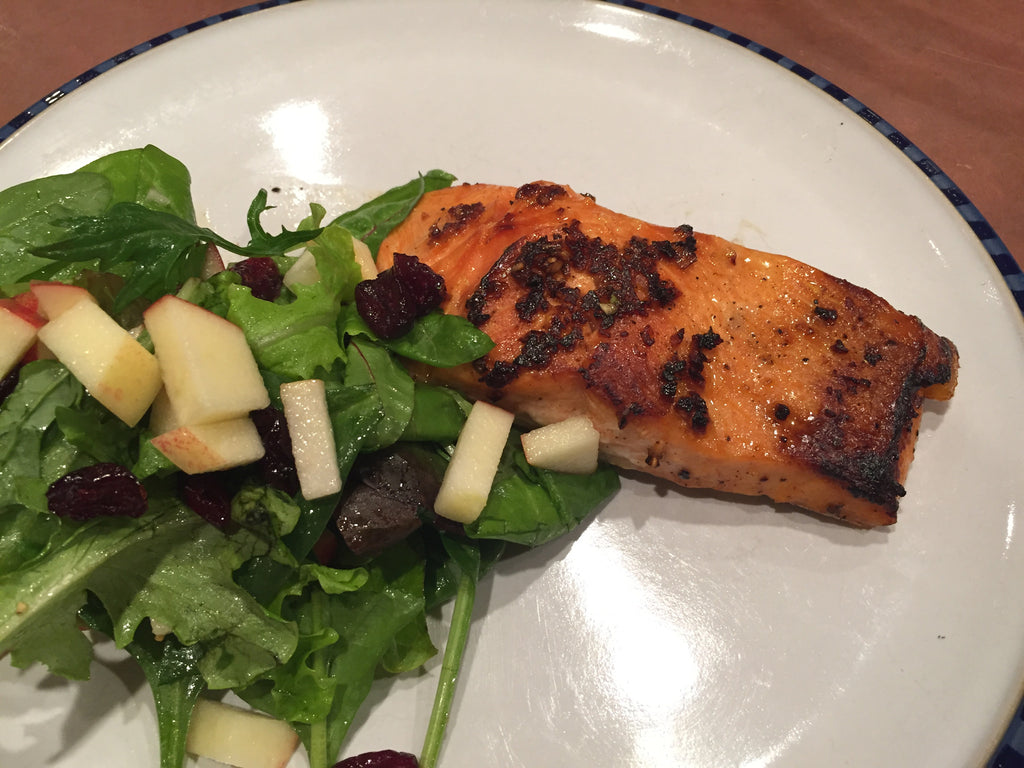 Garlic Seared Salmon – Sena Sea