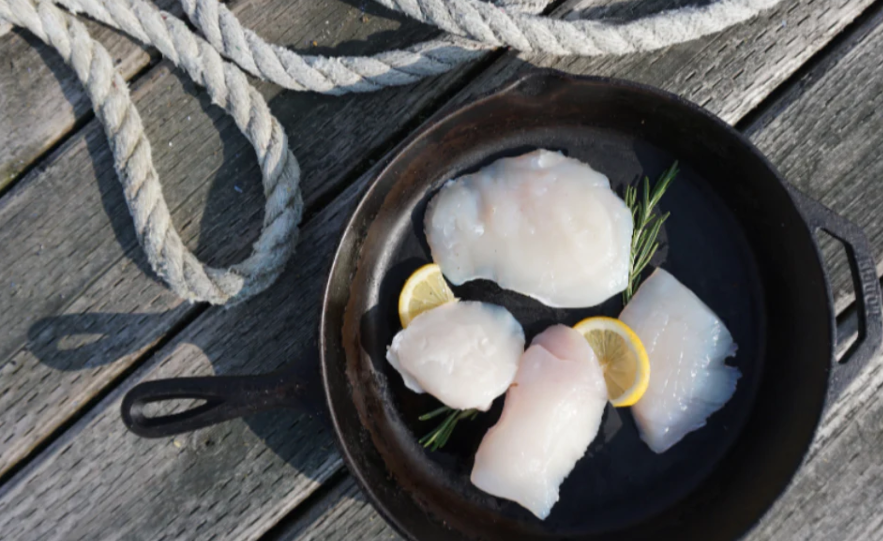 wild Alaskan halibut cheeks