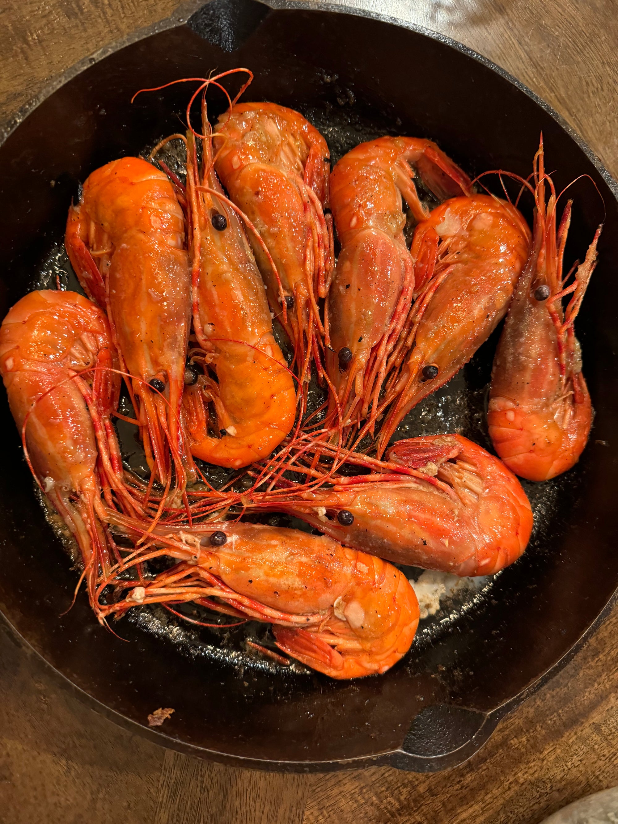 wild Alaskan spot shrimp